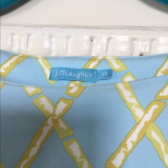 J MC LAUGHLIN DRESS FUN NAUTICAL ROPE BLUE/YELLOW - Picture 3 of 3